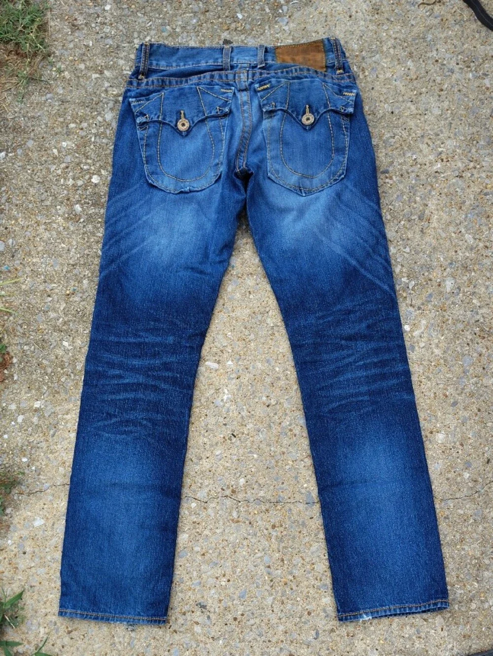 Y2K Big T Ricky True Religion Indigo Men’s Blue Denim Jeans